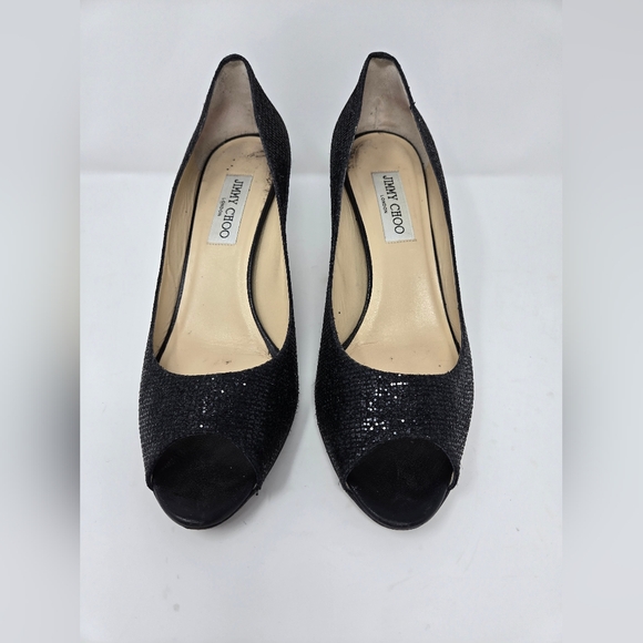 Jimmy Choo Peep Toe Pump 39 1/2 - Picture 3 of 11